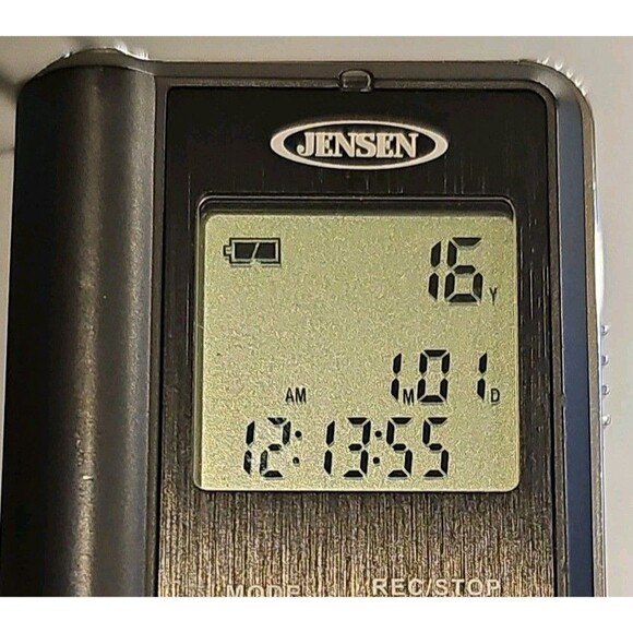 Jensen Digital Voice Recorder DR-115  Batteries Are Included - Picture 5 of 9